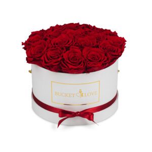 Blumenlieferung nach Hause, ewige Rosen, Eimer voller Liebe,