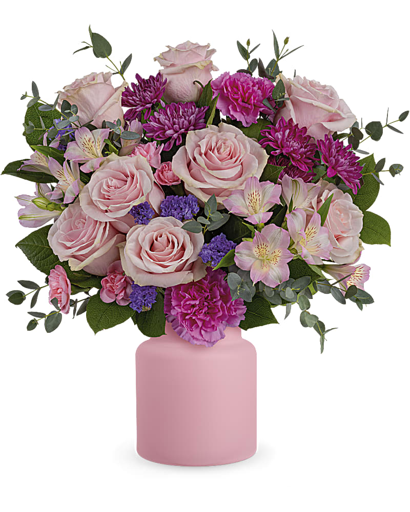 Mixed pink bouquet – image 4