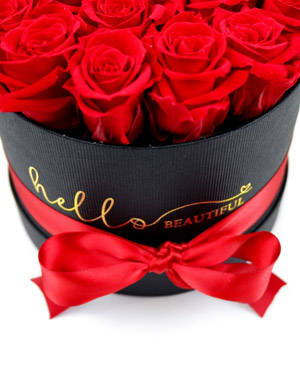 Rote haltbar gemachte Rosen