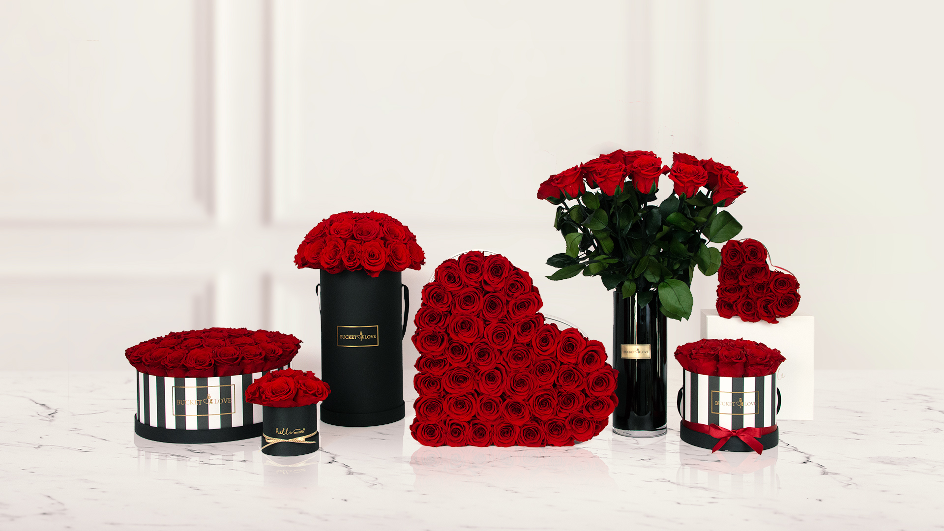 Valentinstagsarrangements von Nina & Valentin